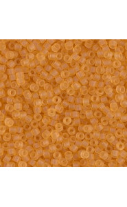 Miyuki delica Beads 11/0 - Matte transparent light topaz DB-742